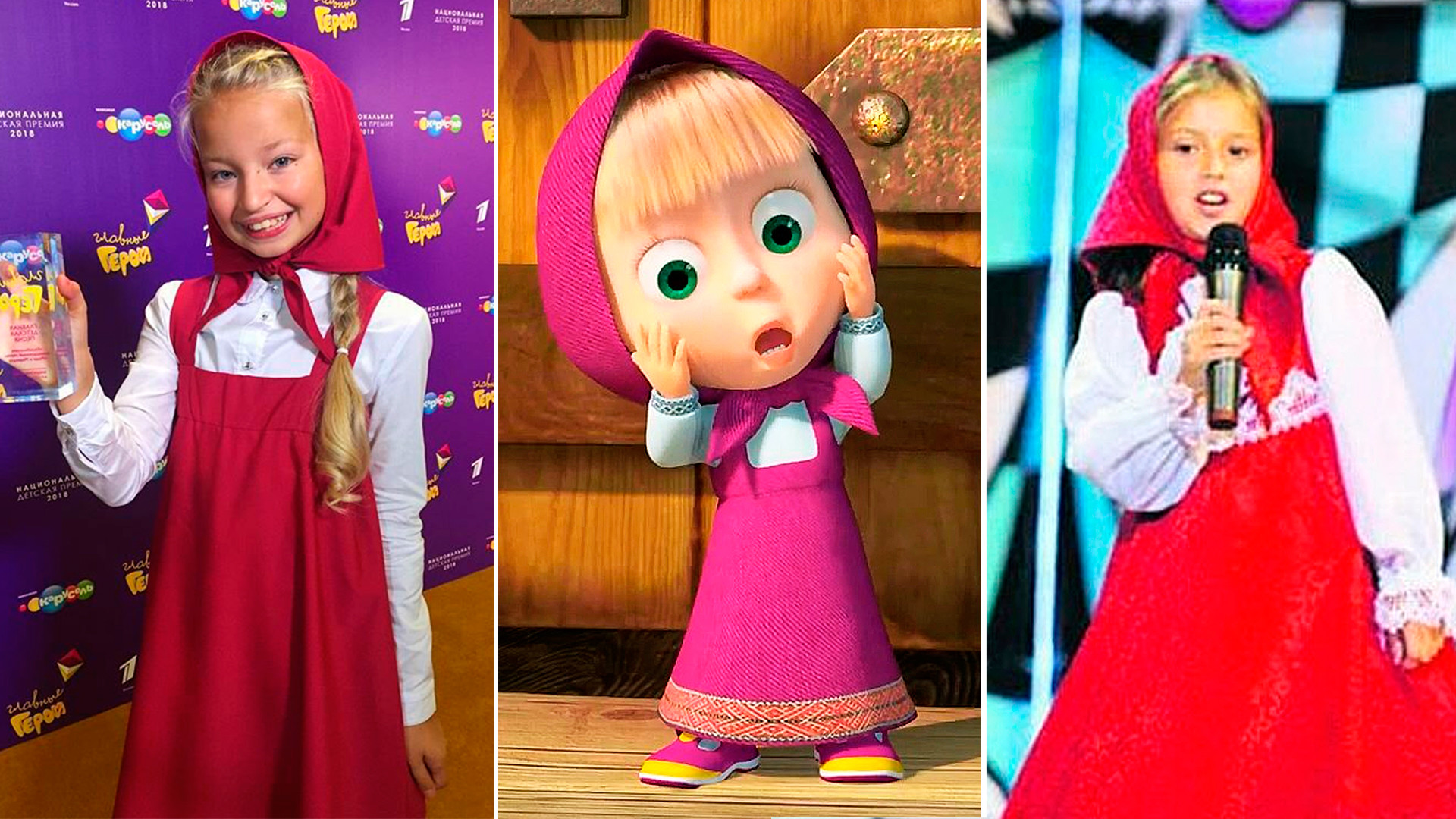 Who are the voices behind the cartoon character 'Masha' in Masha and the  Bear? (PHOTOS) - Russia Beyond