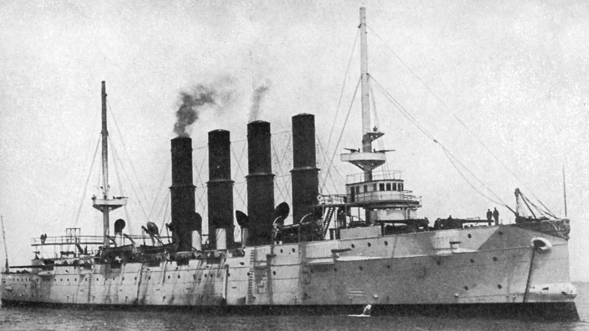 Крстарица „Варјаг“, око 1904.