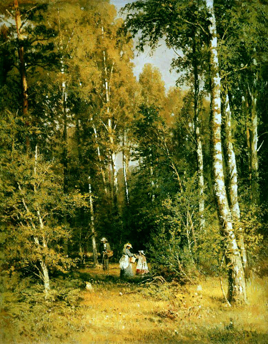 イワン・シーシキン　「白樺の森」　1878年