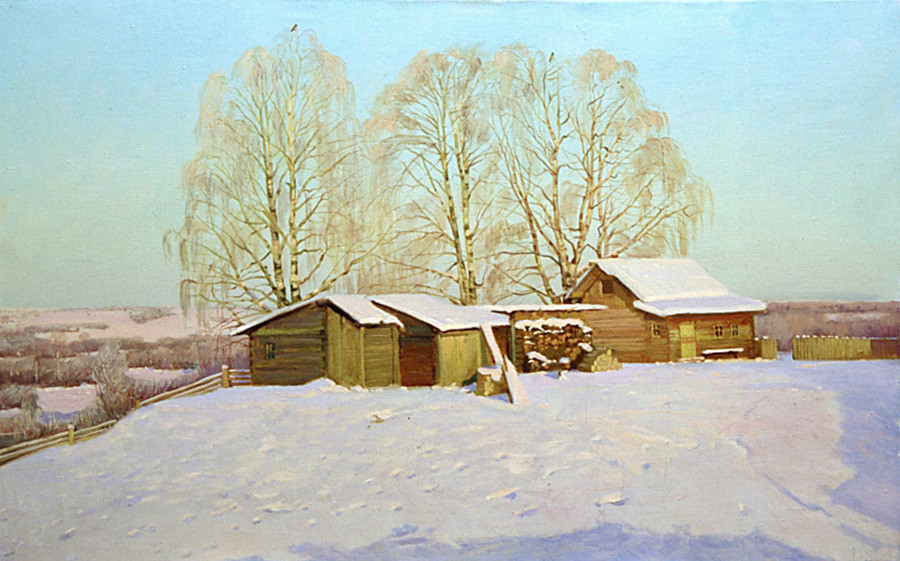 ニコライ・アノーヒン　「冬、酷寒と太陽」　1999年