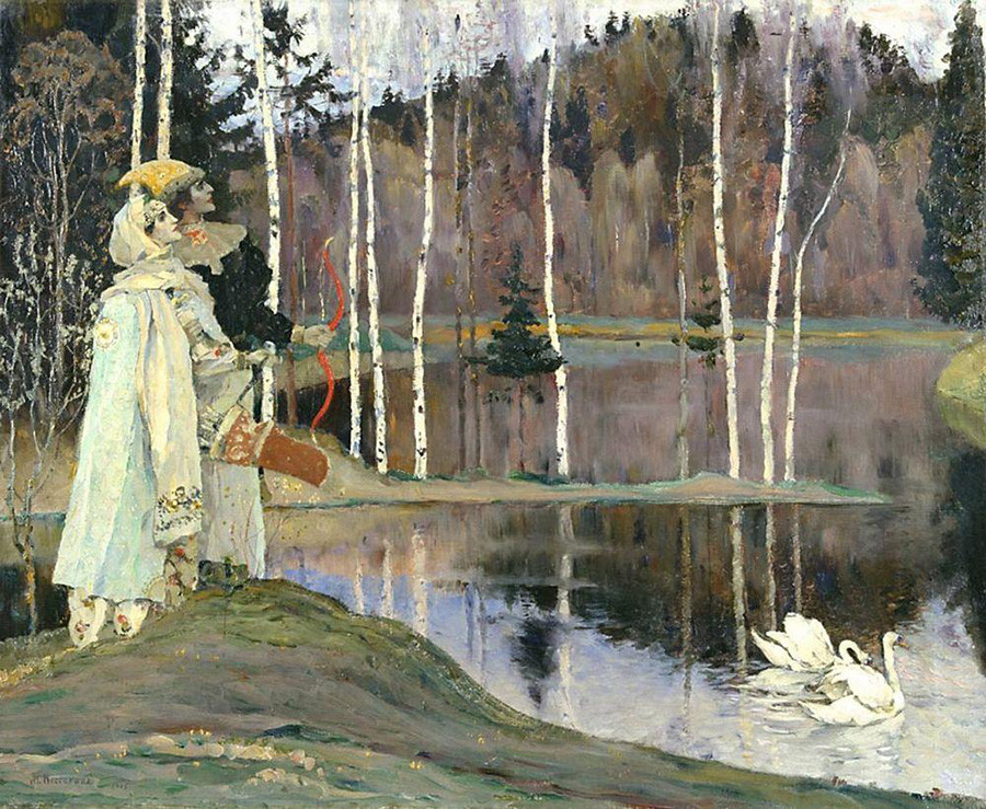 « Deux conjoints », 1905 par Mikhaïl Nesterov 