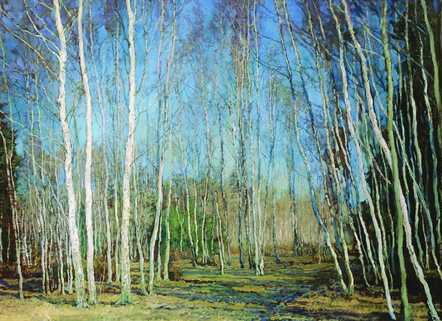 « Printemps bleu », 1930 par Vassili Bakcheïev
