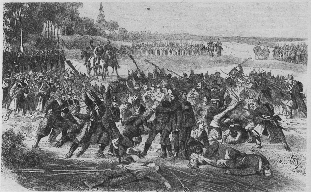 La rivolta polacca del 1863