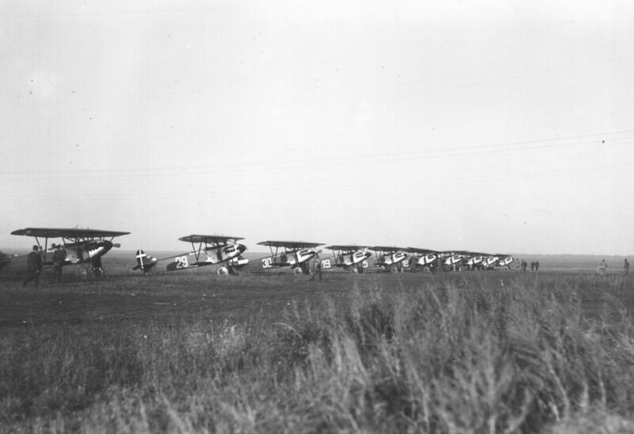 Lovci Fokker D.XIII u Lipecku.

