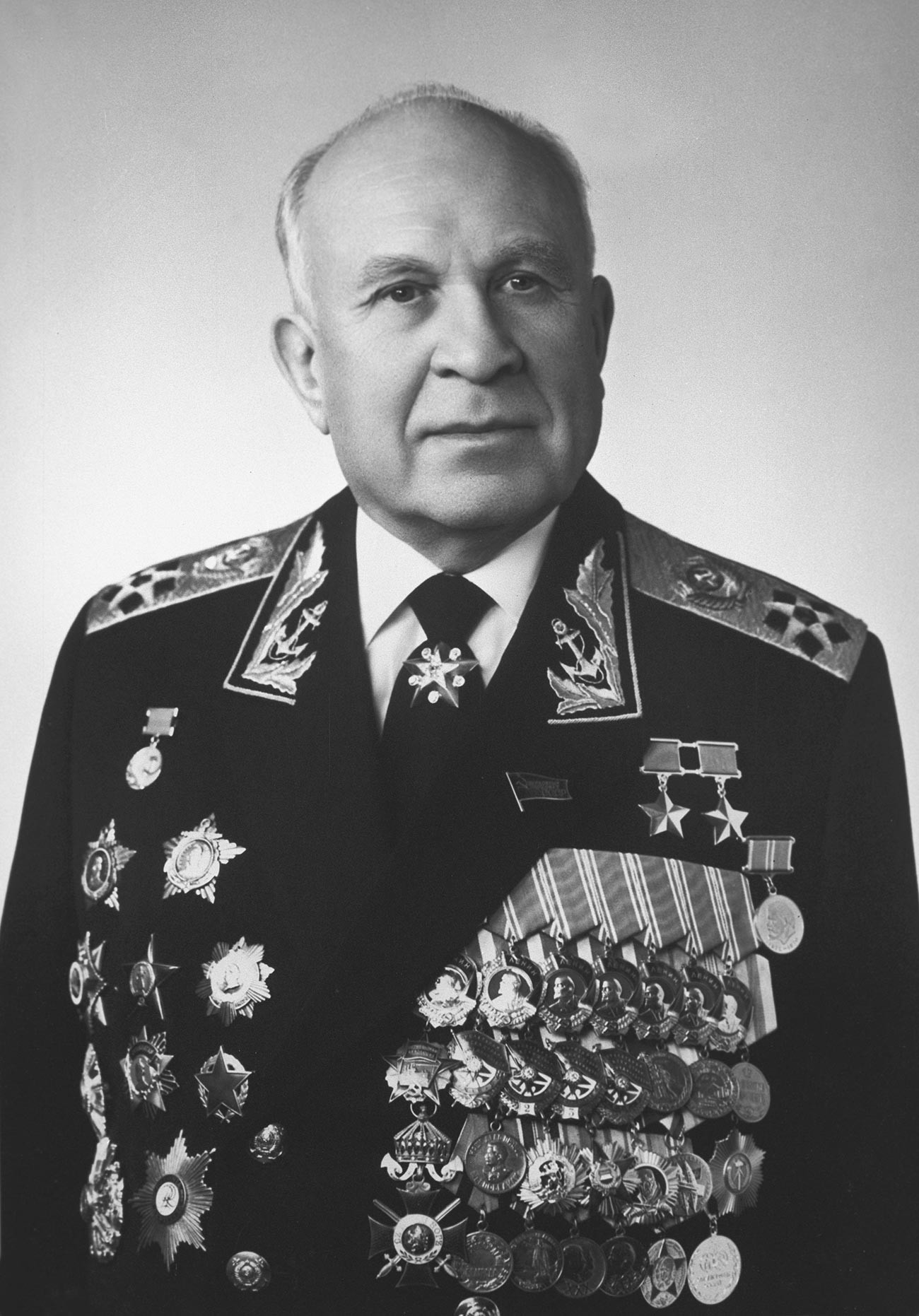 L'ammiraglio Sergej Gorshkov, Eroe dell'Unione Sovietica 
