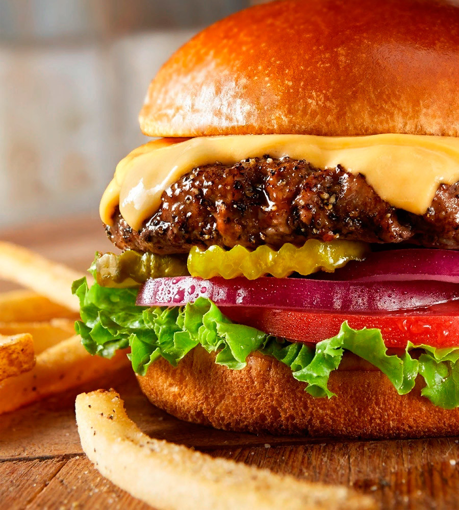 The Beyond Meat cheeseburger.
