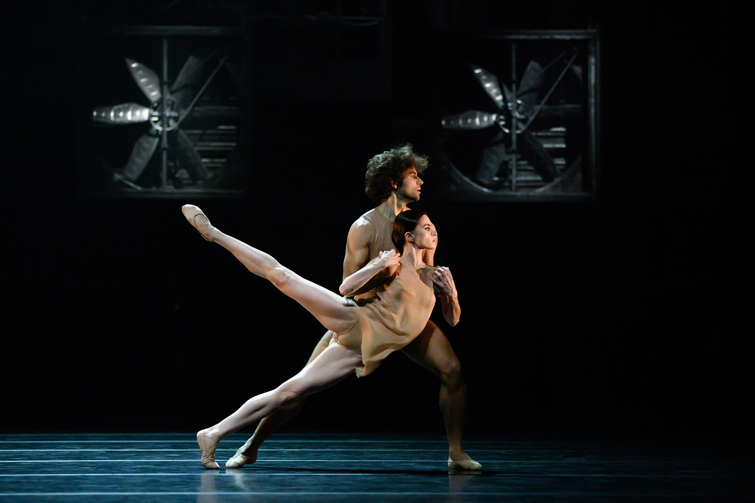Maria Vinogradova, Igor Tsvirko in the ballet ‘Just’. 