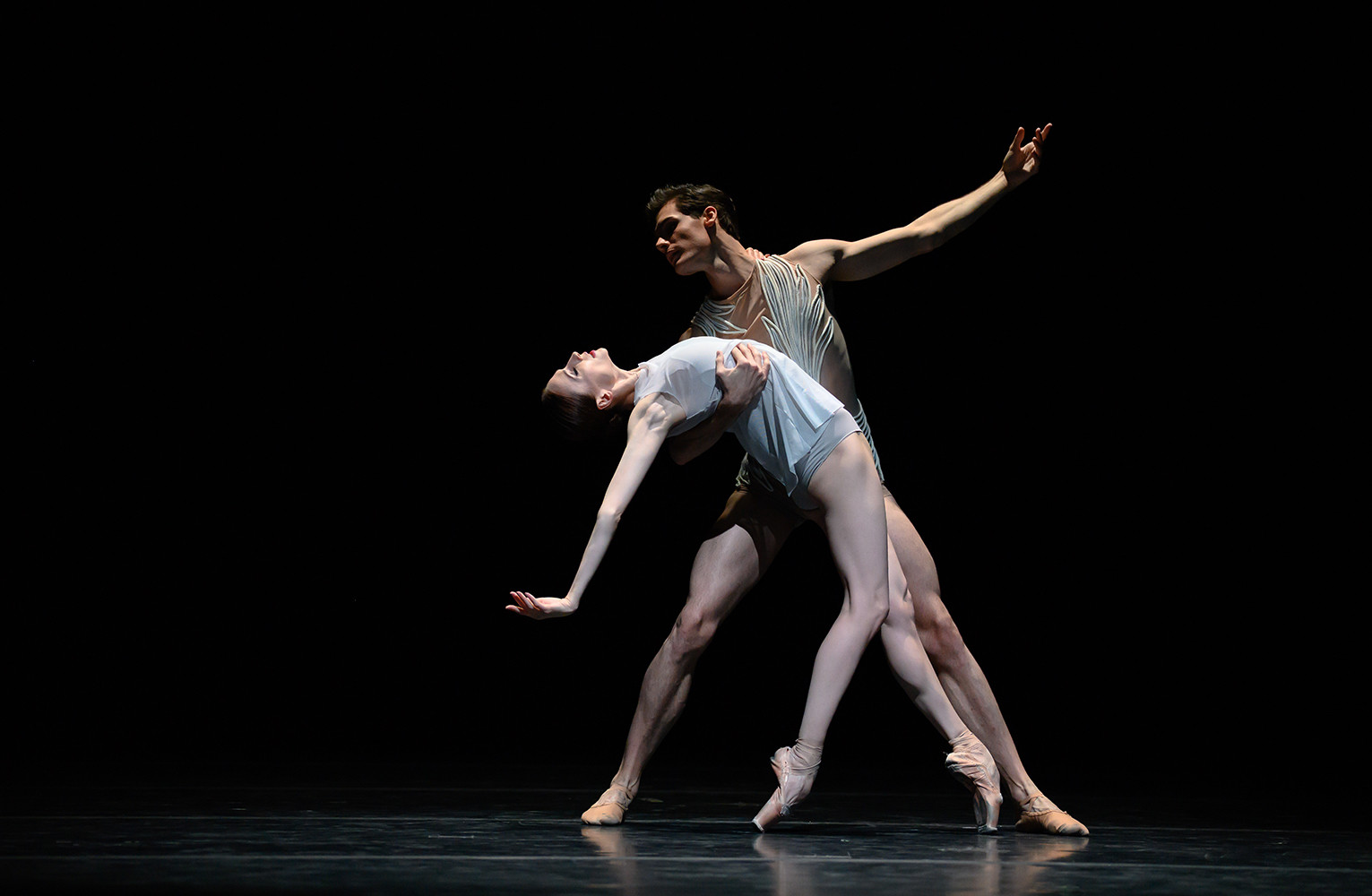 Svetlana Zakharova, Jacopo Tissi in the ballet ‘Silentium’. 