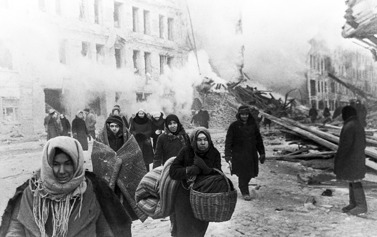 Leningrad under siege.