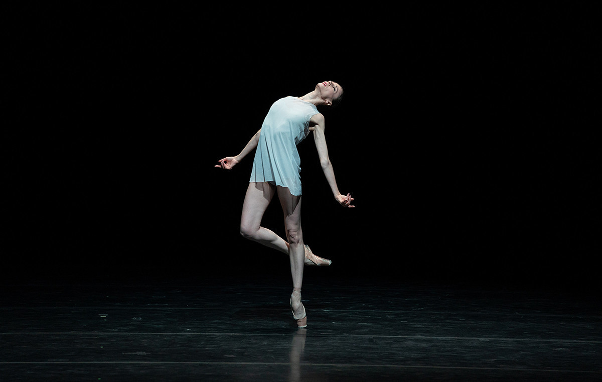 Svetlana Zajarova en el ballet de un acto Silentium