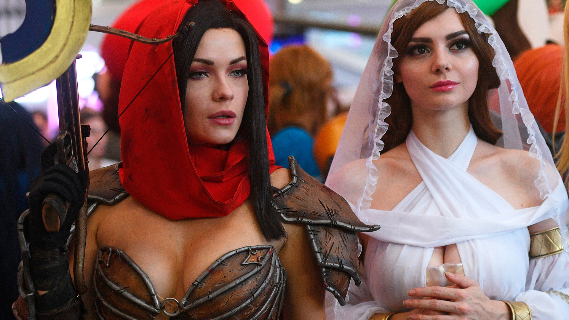 Participants of the Comic Con Russia 2018  in Moscow