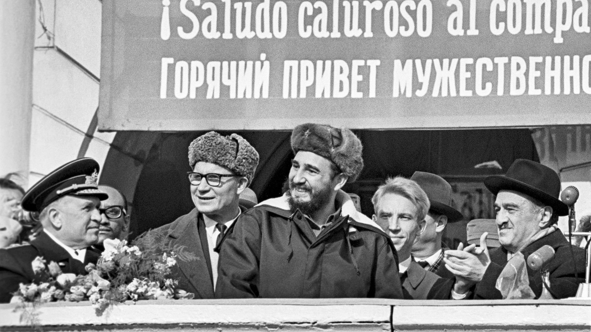 Визит Фиделя Кастро в Мурманск, СССР, 1963 год