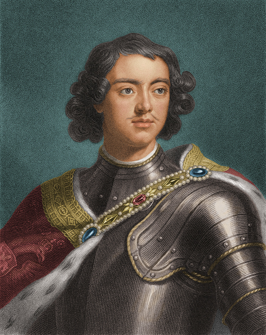 Около 1700 г., Петър I Велики (1672-1725), който управлява Русия от 1682 г. до смъртта си.