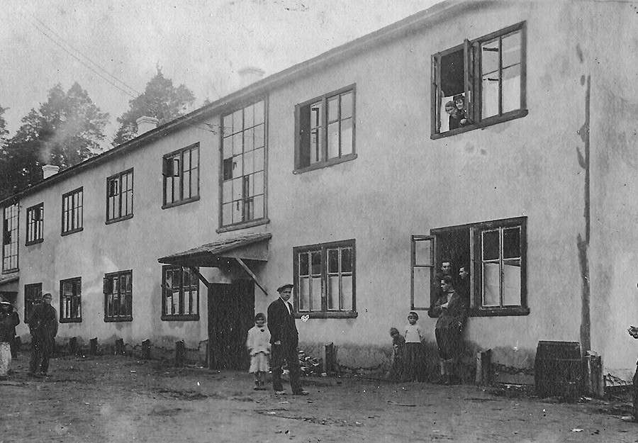 Alojamento em Alekseievsky Studgorodok (próximo da rua Iaroslavskaia), na década de 1930.