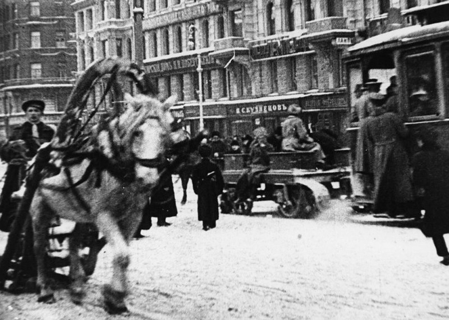 Inverno em Petrogrado.