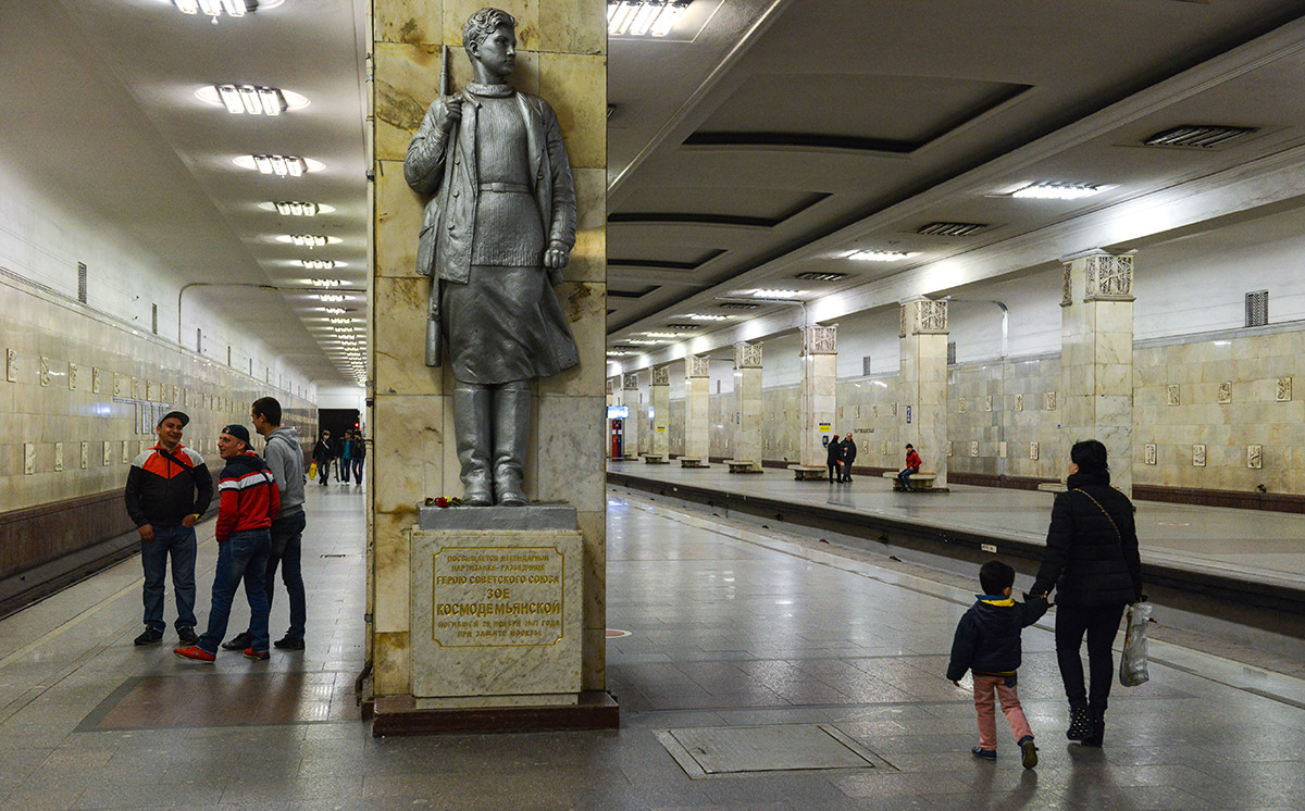 Partizanskaya metro station, nowadays.