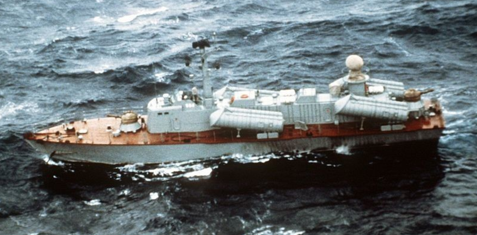 Кубанска Оса II, снимљена из ваздуха 1982. године.