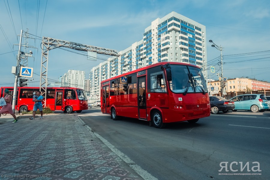 Avtobus v Jakutsku