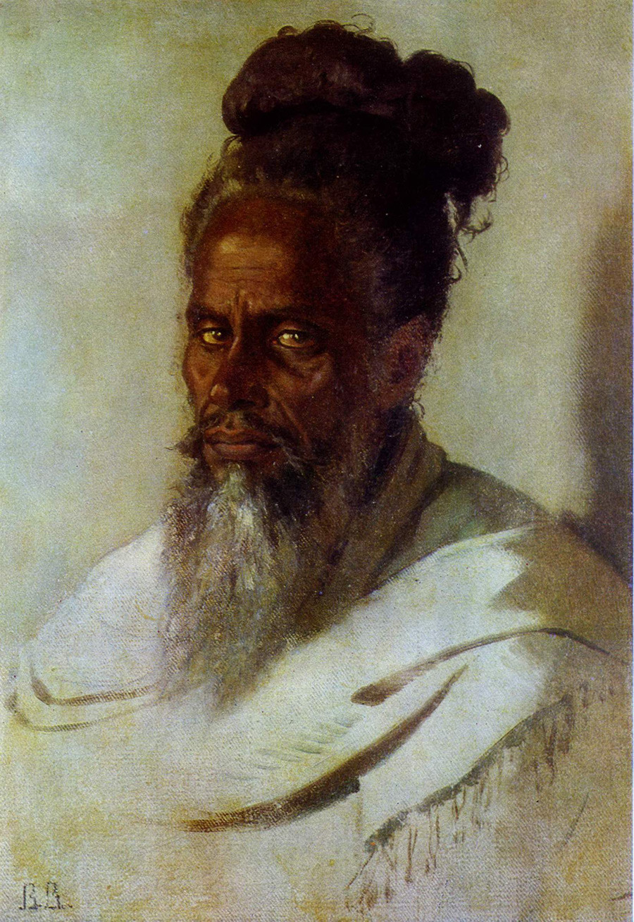 The Head of an Indian Man, 1874-1876.