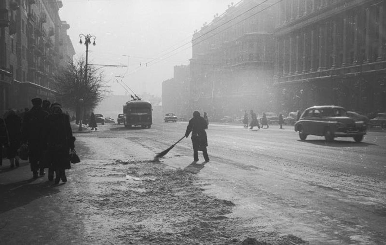 Via Gorkij (oggi Tverskaya), di Mosca