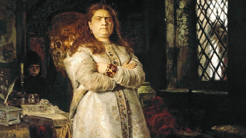"Tsarevna Sofia", quadro de Iliá Répin, 1879.