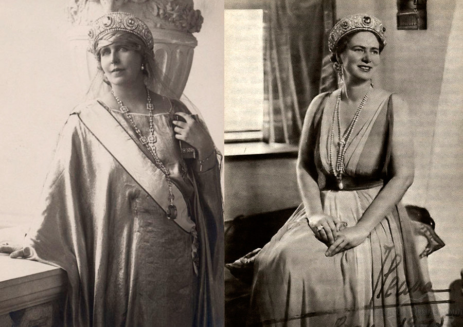 Румънската кралица Мария и принцеса Иляна