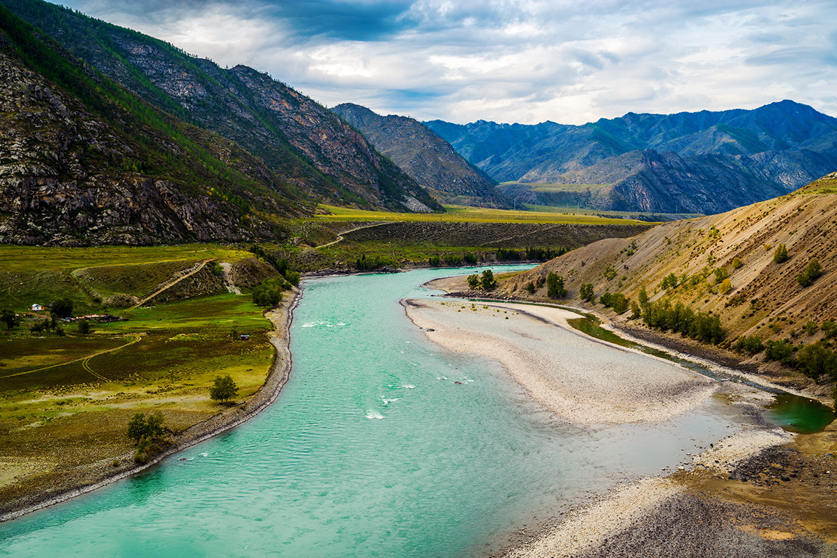 The Katun River valley