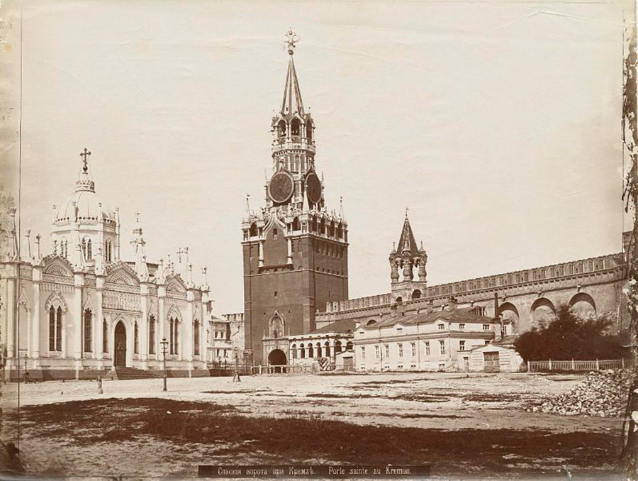 Spasskaya tower in 1890s.