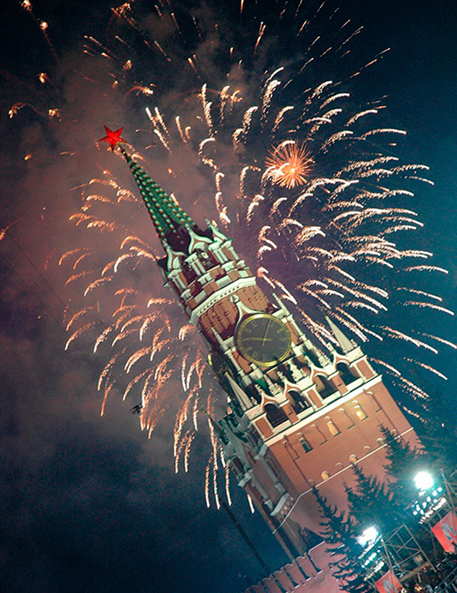 The New Year on the Red Square.