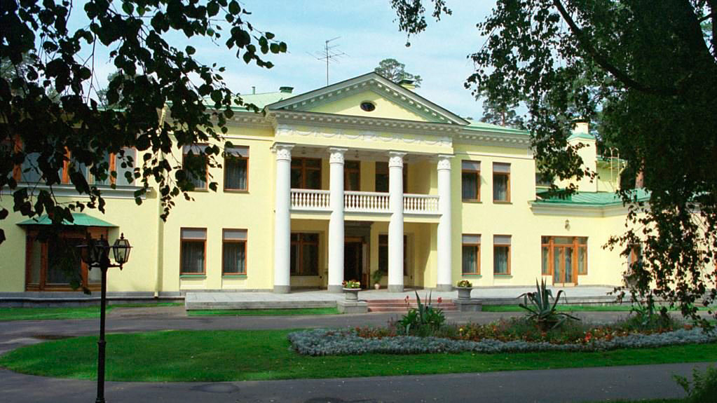 La residencia del presidente ruso Vladímir Putin en Novo-Ogaryovo