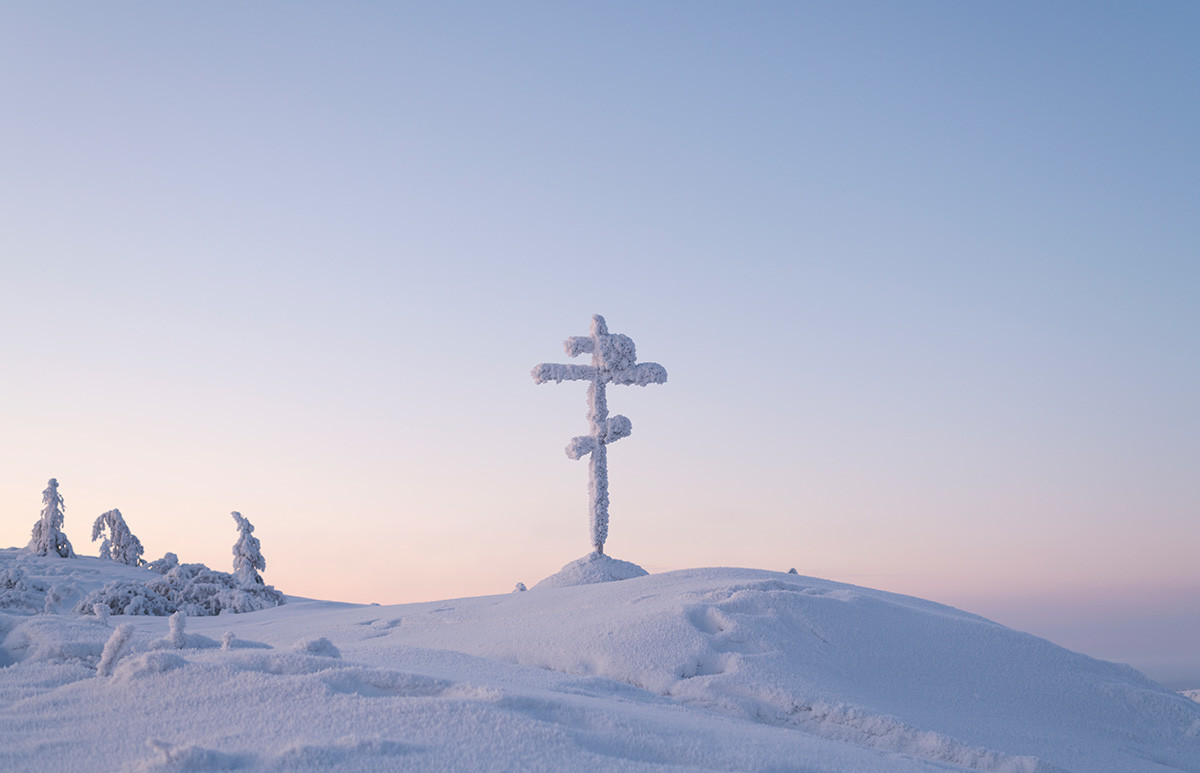 The Olchansky Pass near the village of Ust-Nera, Oymyakon District, Sakha Republic, one of the most infamous places of the Kolyma highway