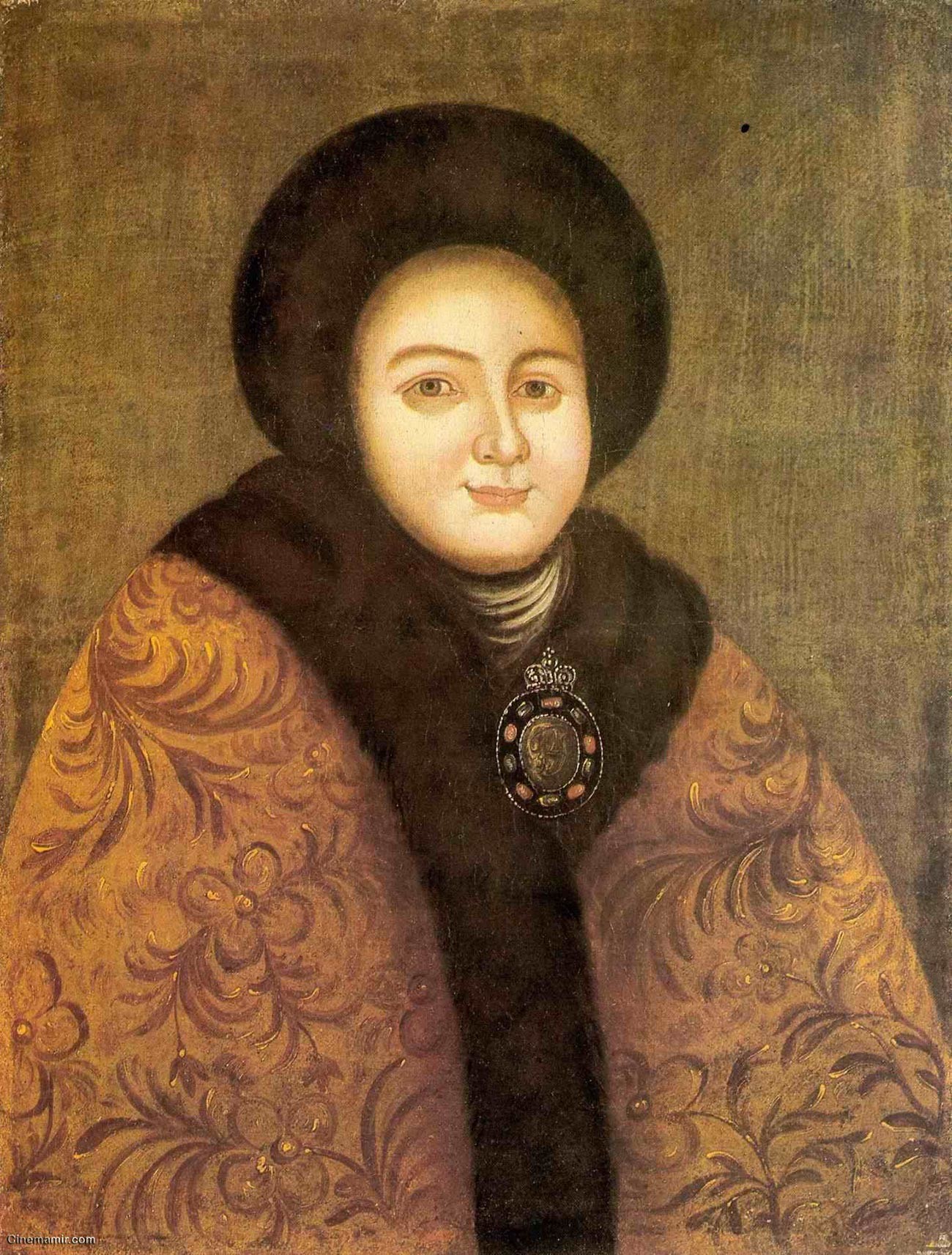 Портрет на кралица Евдокия Фьодоровна, родена Лопухина XVIII век.