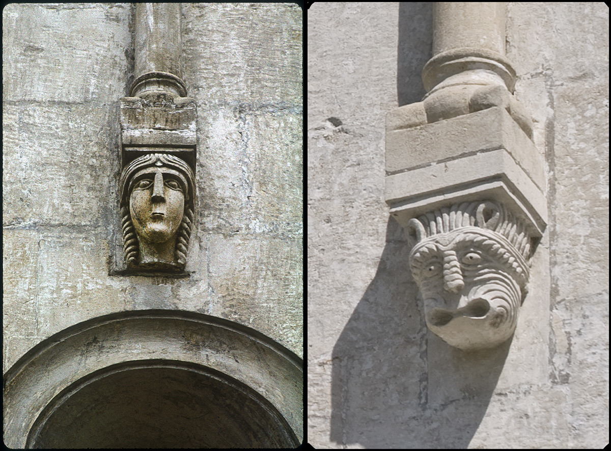 Cathédrale de la Dormition. Façade ouest, bloc sculpté