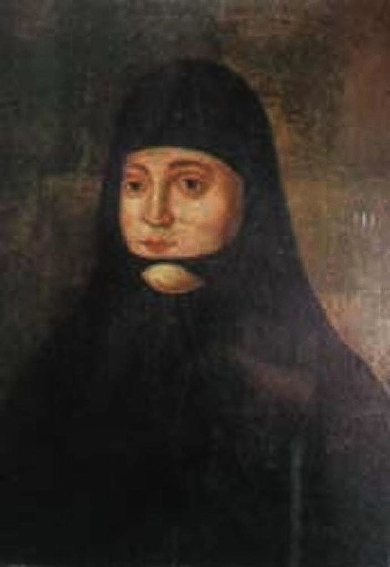 Solomonia Saburova, the first wife of Grand Prince Vasily III, as nun in Suzdal Intercession Monastery