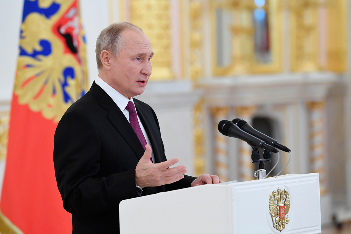24 ноември 2020 година. Руският президент Владимир Путин