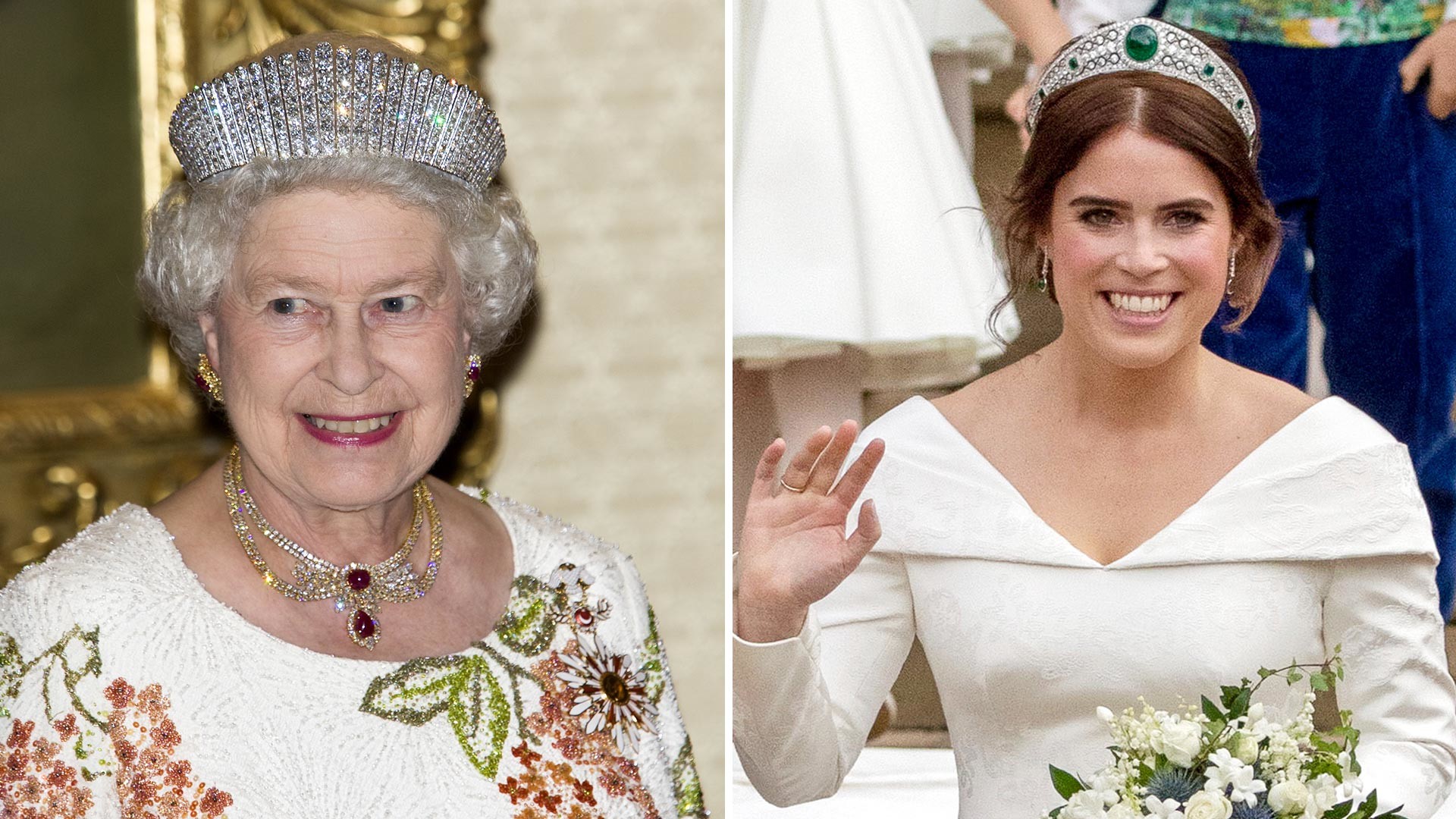 Queen'S State Visit To Turkey in 2008 and the wedding of Princess Eugenie and Jack Brooksbank in 2018.