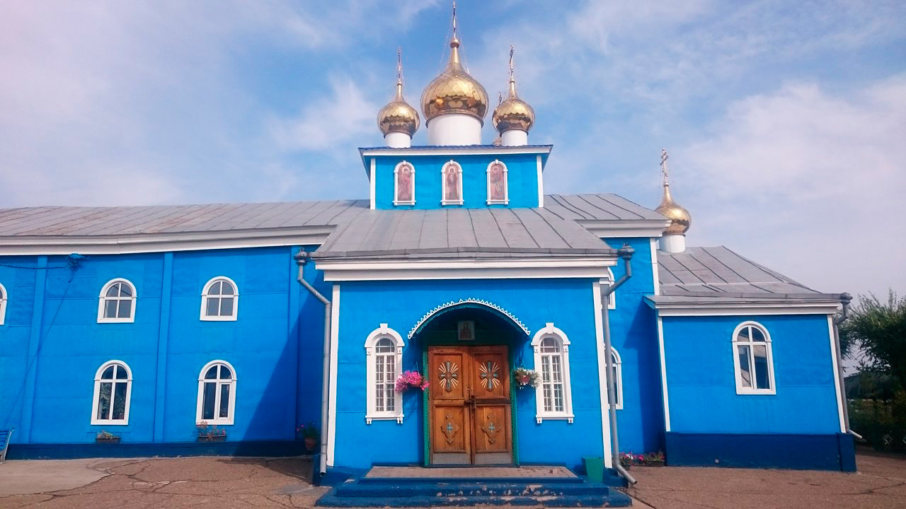 Собор Михаила Архангела в Караганде (ныне Казахстан), 1946-54 г. постройки