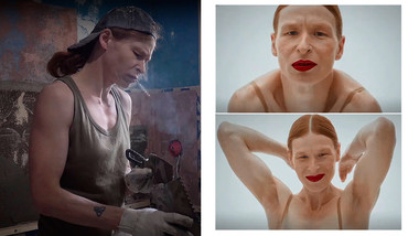 Nadezhda, la modella e muratrice che ha sconfitto il body shaming