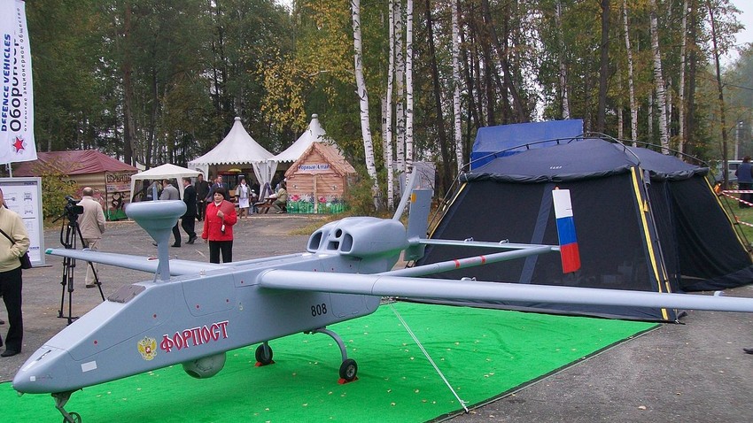 Fotografía del dron ruso ‘Forpost’