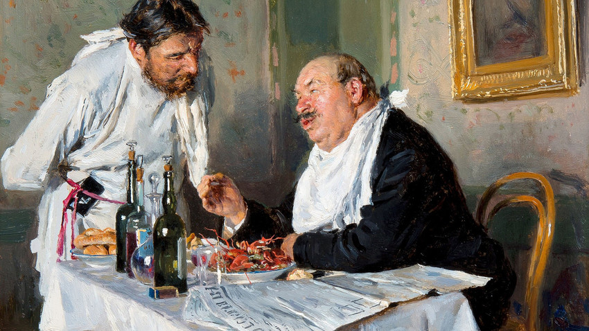 "U krčmi", Vladimir Makovski, 1887. 