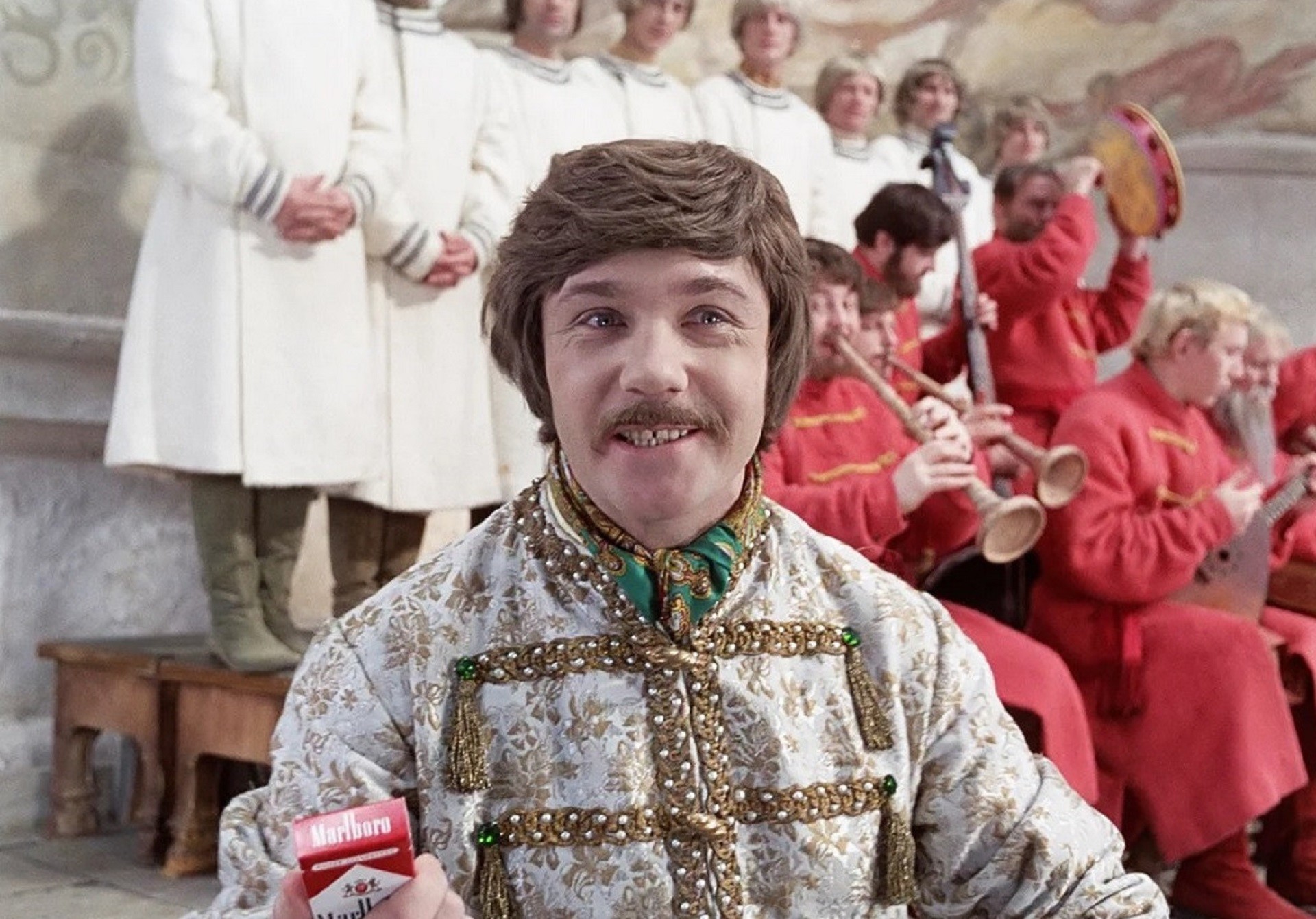 Cena do filme  “Ivan Vassilevich Muda de Profissão” (1973).