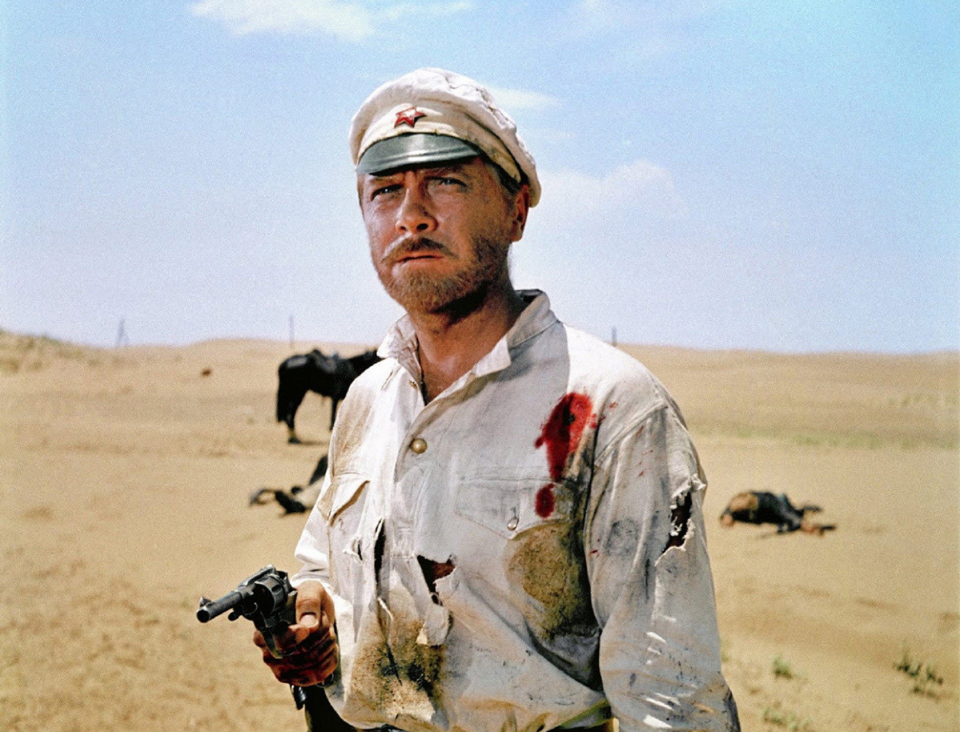 Cena do filme “O Sol Branco do Deserto”, 1969.