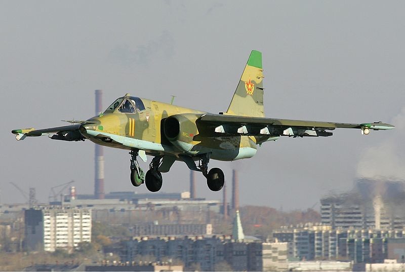 Su-25 de la Fuerza Aérea de Kazajistán
