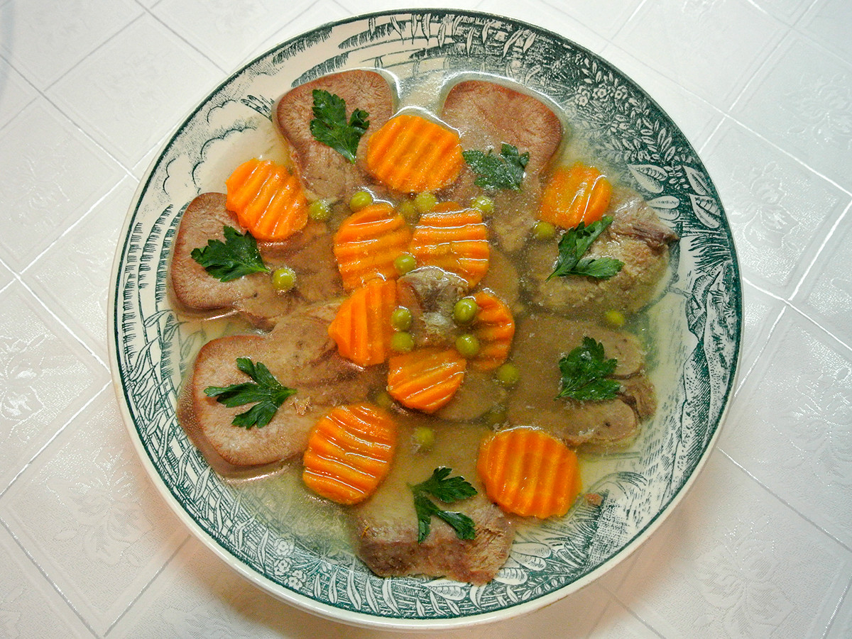 Beef Tongues in Aspic - CookINPolish – Polish Food Recipes