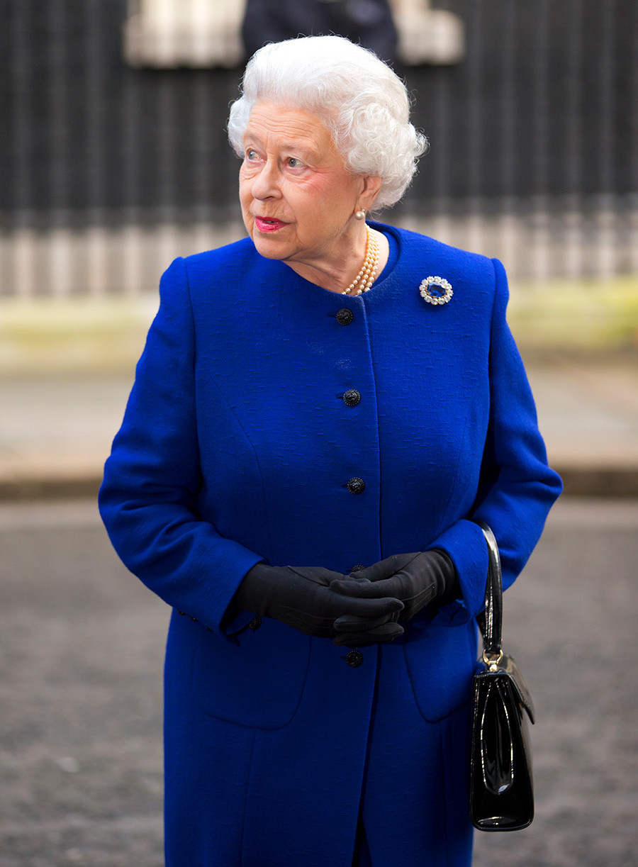 Краљица Елизабета II после заседања кабинета министара, Лондон, 18. децембар 2012. 