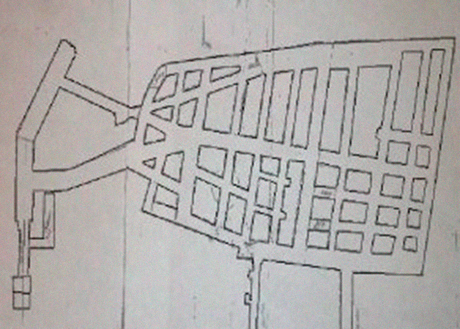 Plan des Nowyi-Port-Kühlschrankes