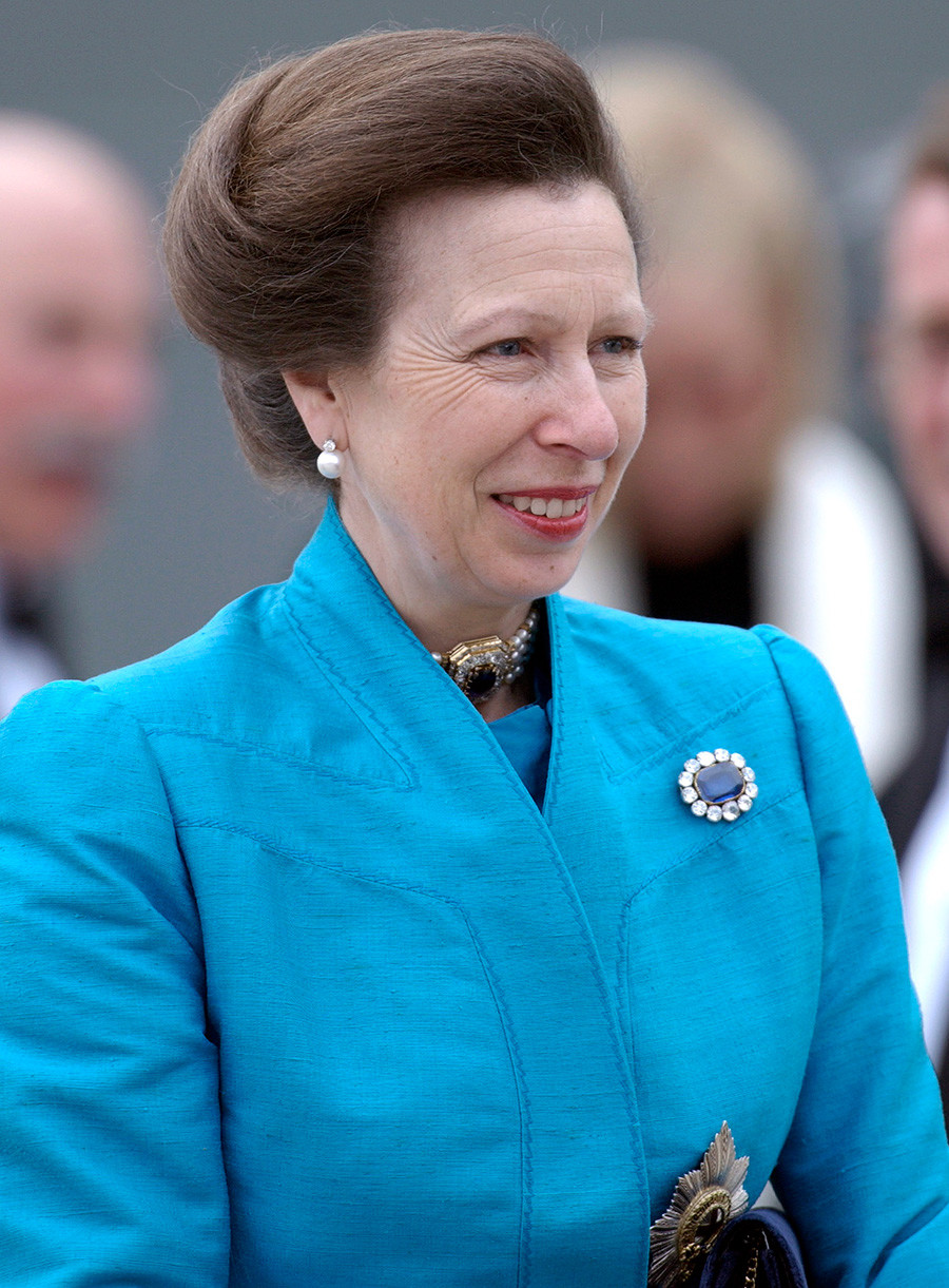 Princess Anne, The Princess Royal At The Quayside For The Naming Ceremony For Two New P & O (peninsular And Oriental Steamship Company) Ships, The Oceania And Adonia, 2003.