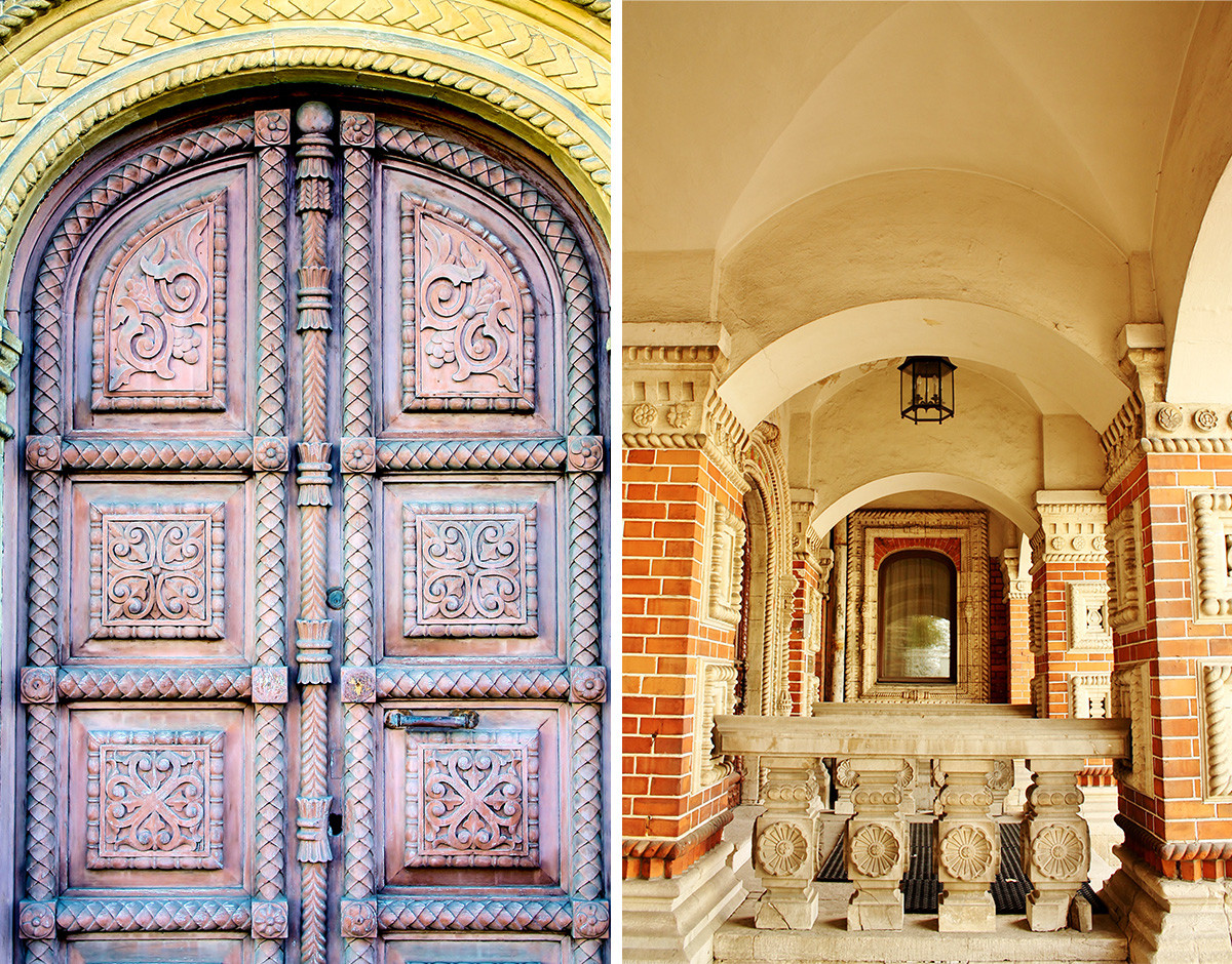 The door and the porch decoration of the Igumnov House