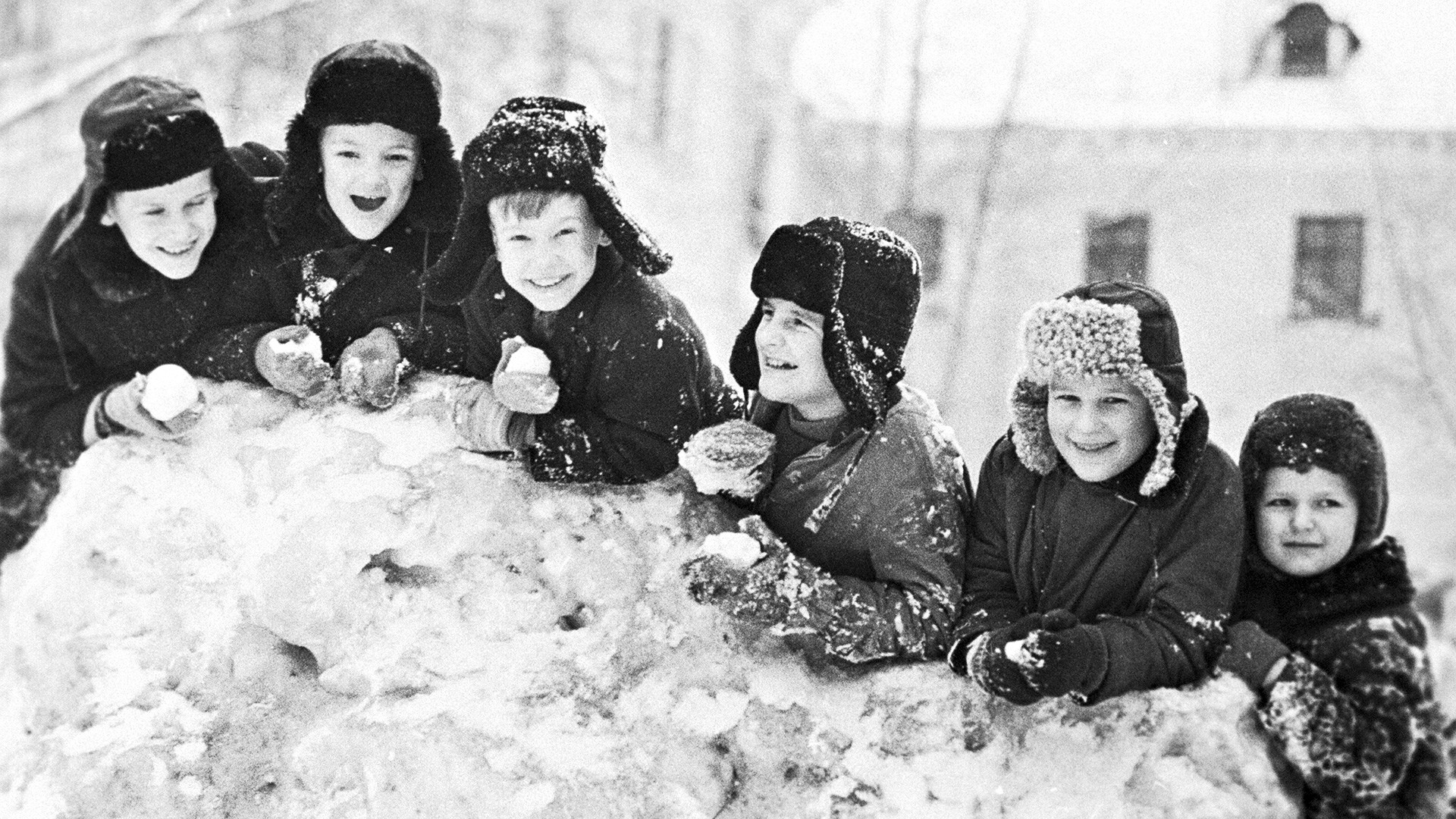 Vacances d'hiver des écoliers de Tcherepovets, 1971