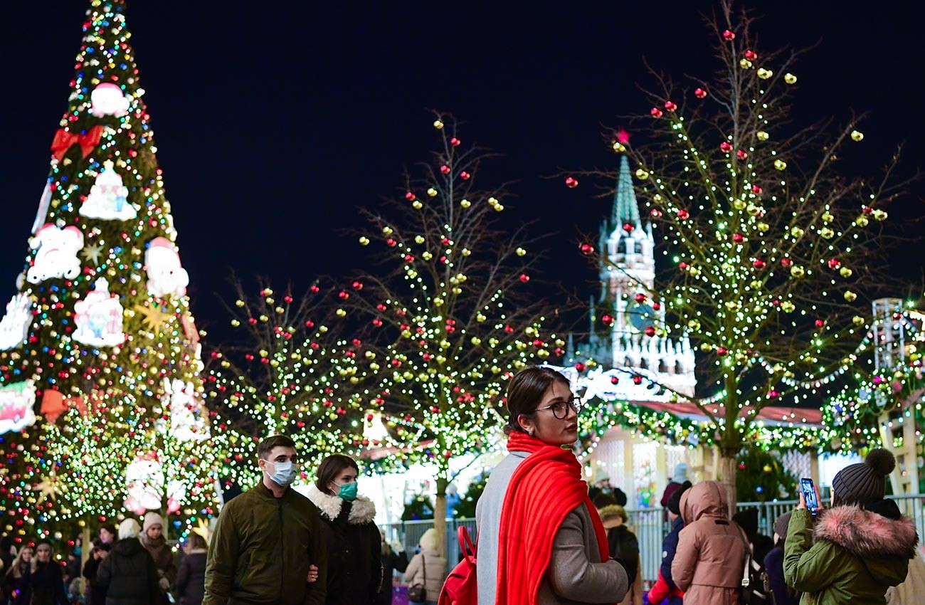 La Piazza Rossa vestita a festa
